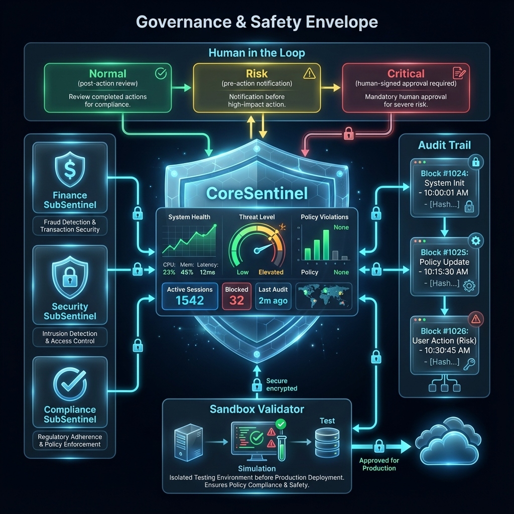 Governance & Safety Envelope Diagram