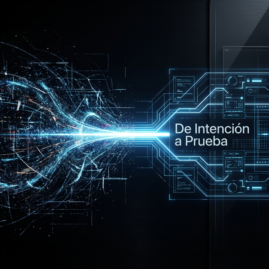 Visualización del pipeline: Intención a Prueba